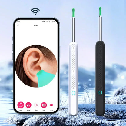 HD ear cleaning camera for safe wax removal at home
