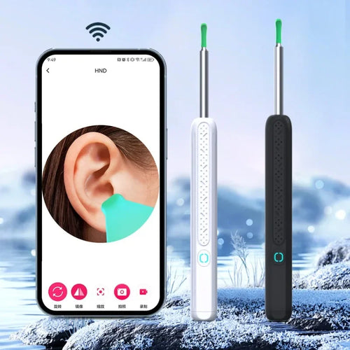 HD ear cleaning camera for safe wax removal at home