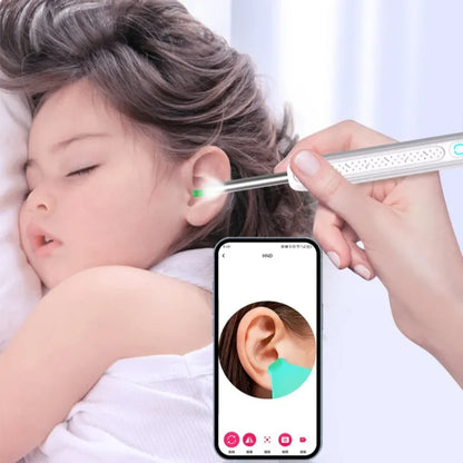 Smart ear endoscope device for adults and kids
